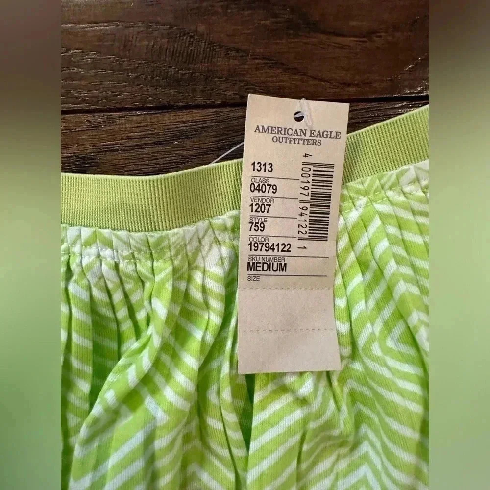 American Eagle high low lime, green skirt- size medium - Picture 2 of 4